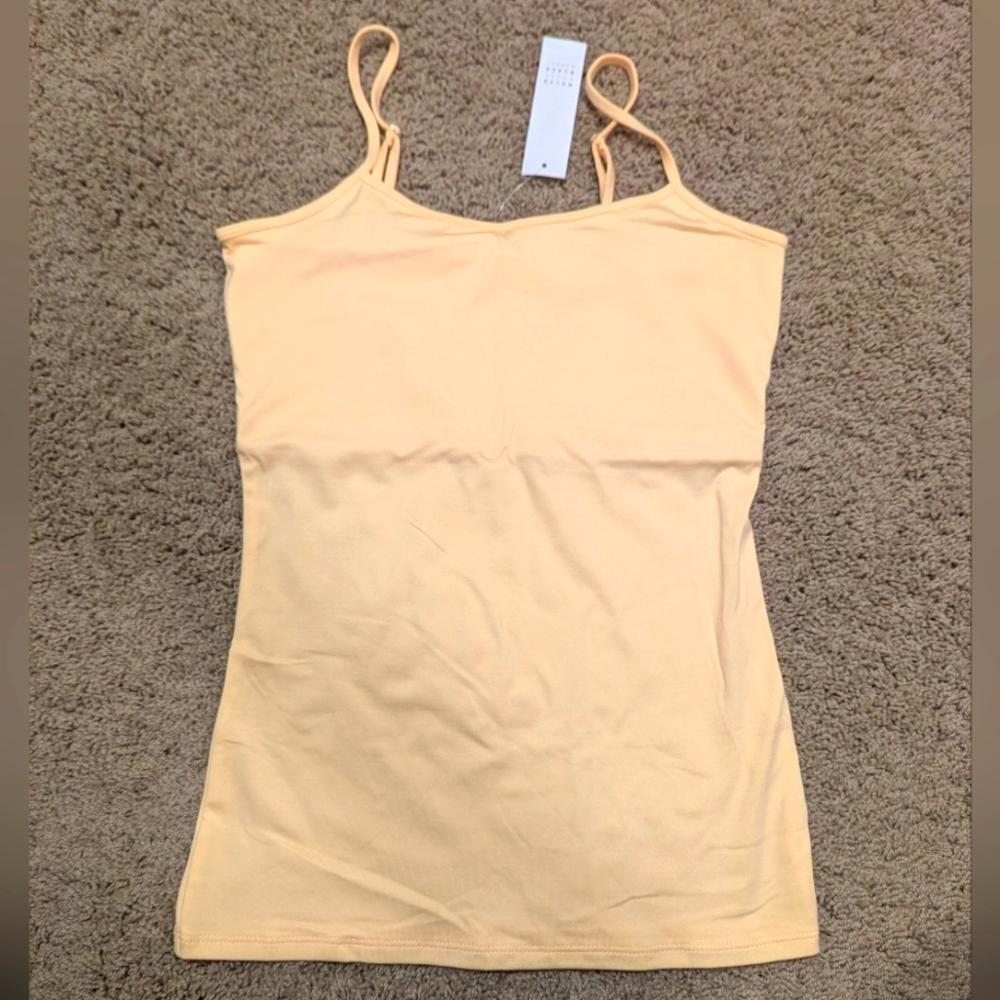 White House Black Market Women's Yellow Cami